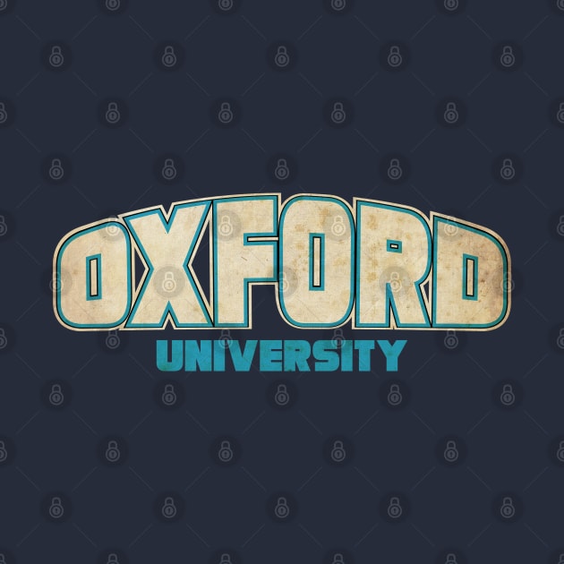 Vintage Oxford University by CTShirts