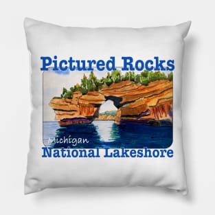 Pictured Rocks National Lakeshore, Michigan Pillow