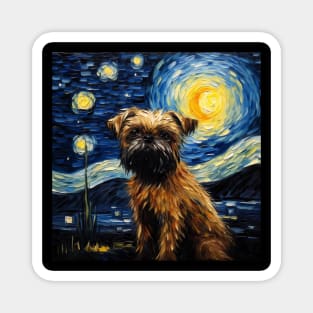 Brussels Griffon dog Night Magnet