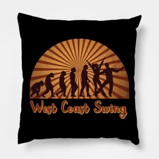 West Coast Swing Evolution Design 2 Pillow