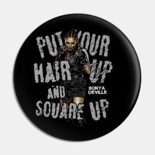 Sonya Deville Hair Up Square Up Pin