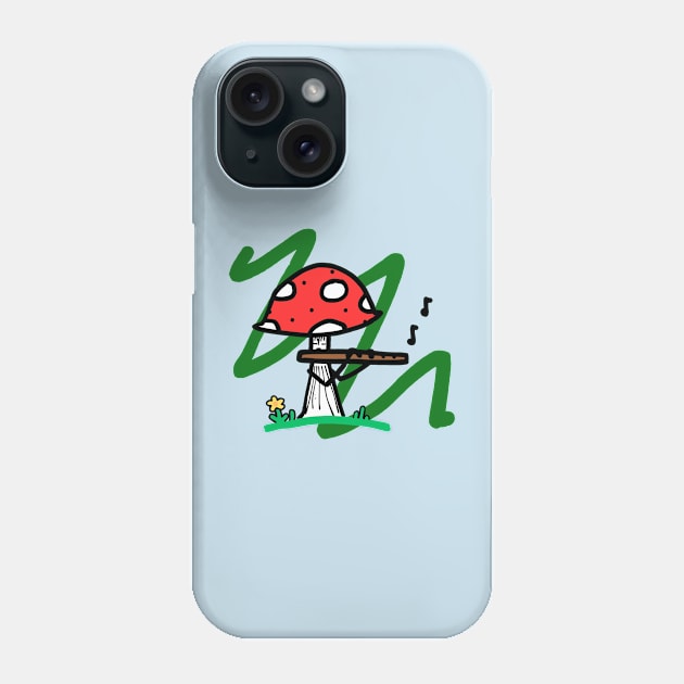 Mushroom Dude Phone Case by HarryWhoDeeKnee