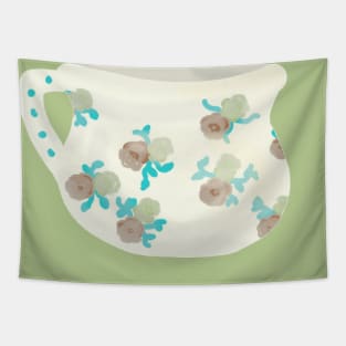 Cabbage Rose Chamber Pot Tapestry