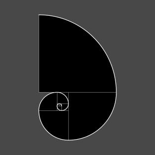 Fibonacci Spiral 001 T-Shirt