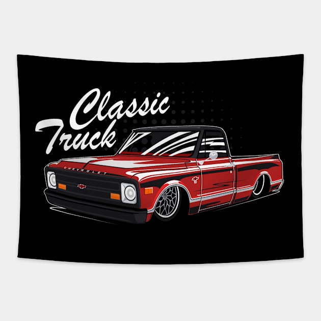 Classic Chevy Truck Tapestry by Turbo29