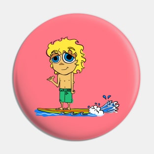 surfer dude Pin