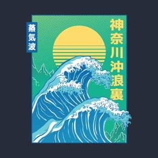 Retro Japanese Tidal Wave T-Shirt