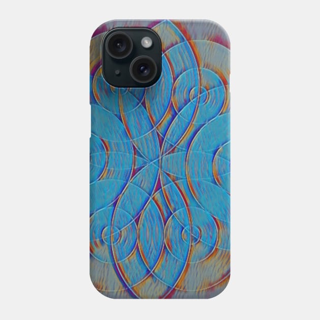 Flower Of Life Faded Phone Case by Dual Rogue