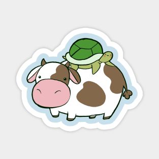 Cow and Turtle Magnet