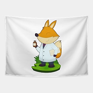 Fox Doctor Medicine Tapestry