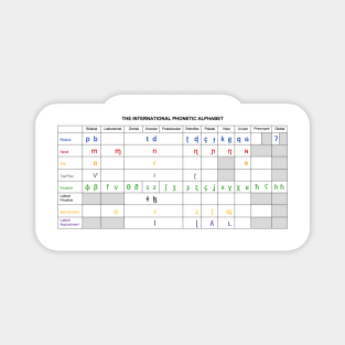 IPA Chart Magnet