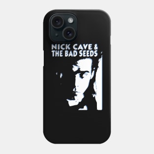 Silhouette of Nick Cave Phone Case