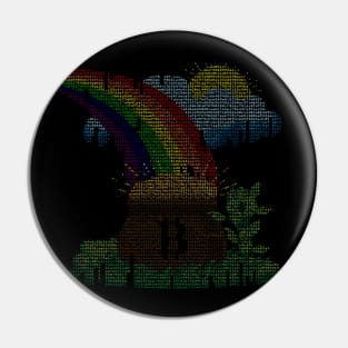 Bitcoin, Rainbow, Pot, Gold, Goblin, Legend, Money Pin