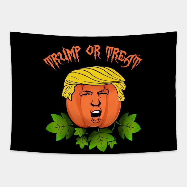 Trump or treat Tapestry by valentinahramov