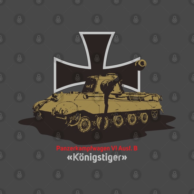 German Konigstiger heavy tank by FAawRay