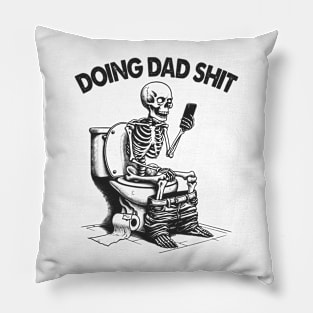 Funny for dad | Husband gift | Dad in the bathroom Pillow