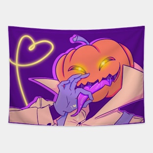 Jack O'Lantern wants a date Tapestry