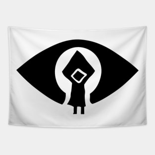 Little Nightmares black Tapestry