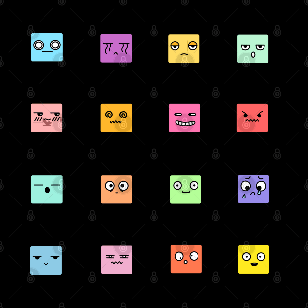 emotional squares by SlyAR07