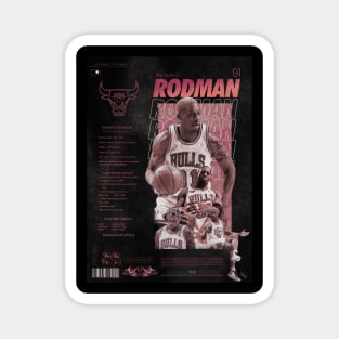 NBA - Dennis Rodman (The Worms) Magnet