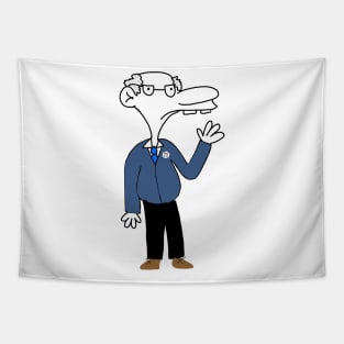 Manny Heffley as Bernie Sanders Tapestry