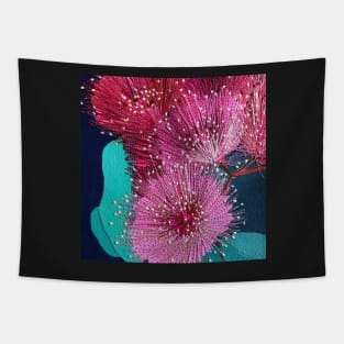 Australian Pink Gum Flowers by Leah Gay Tapestry