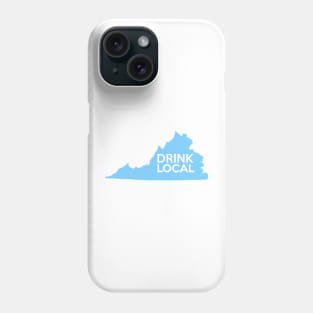 Virginia Drink Local VA Blue Phone Case