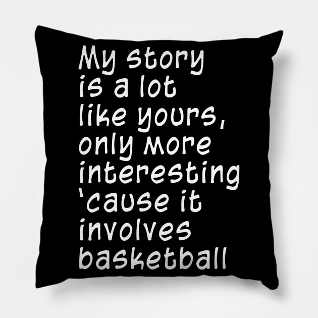 basketball Pillow by AaronShirleyArtist