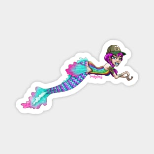 Backwoods Pride Mermaid Magnet