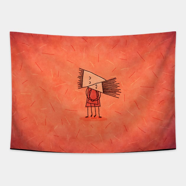 Hug Tapestry by vladstudio