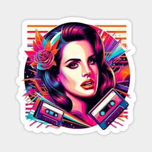 Lana Del Rey - 1980s Magnet