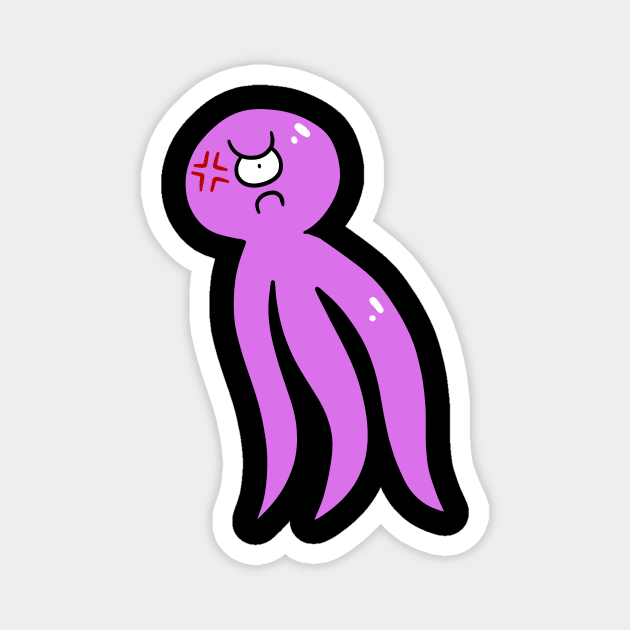 Purple Cyclops Tentacle Alien Magnet by saradaboru