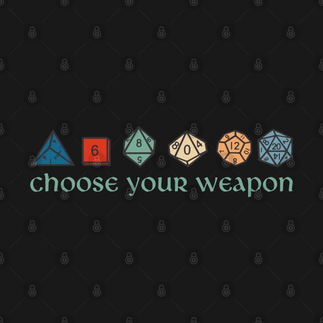 Retro Choose Your Weapon by MimicGaming