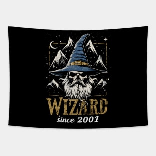 Wizard - Since 2001 - Skull - Fantasy Tapestry