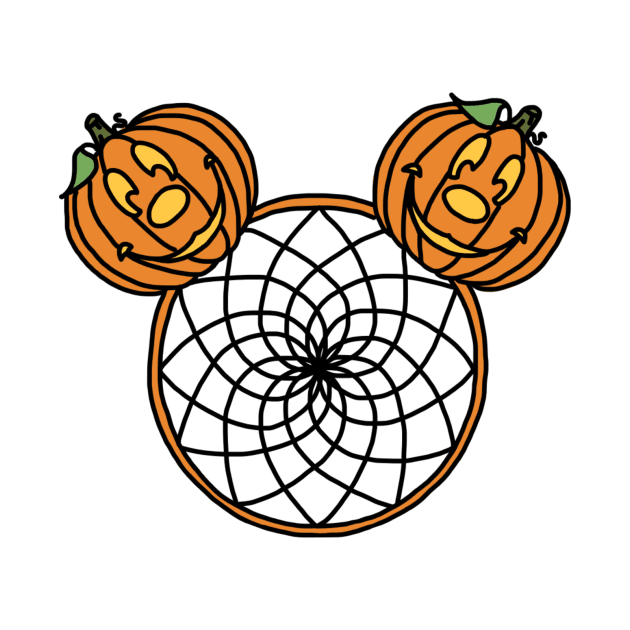 Pumpkin Dream Catcher by KimsCustomCrafts