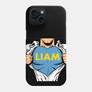 Liam is an Irish name meaning "strong-willed warrior" Phone Case