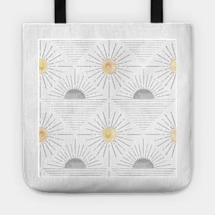 Minimalist sun pattern Tote