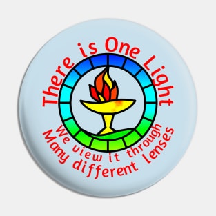 Unitarian-Universalism in a nutshell (Red Text) Pin