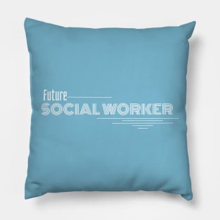 Future social worker Pillow