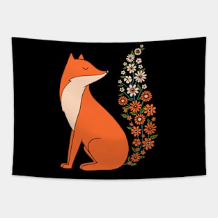 Fox flowers Tapestry