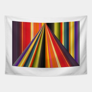 Rainbow Pyramid Tapestry