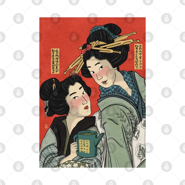 Ukiyo-e Women by dilemserbest