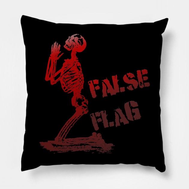 False Flag Pillow by Tollivertees