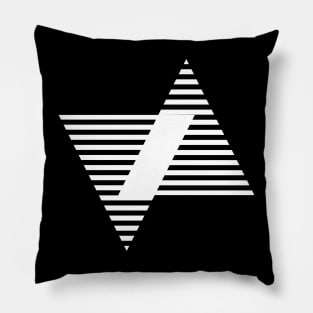 geometric triangles Pillow