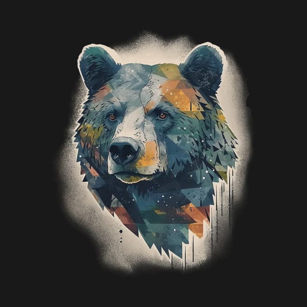 Bear head by GreenMary Design