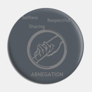 Abnegation Pin