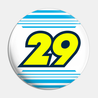 Blaine Perkins #29 2024 NASCAR Design Pin