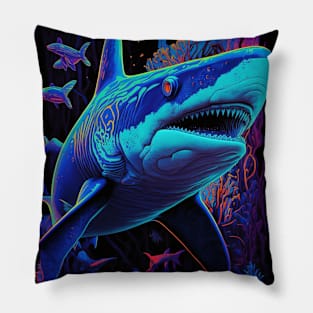 70;s Retro Shark Pillow