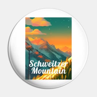 Schweitzer Mountain ski - Idaho Pin