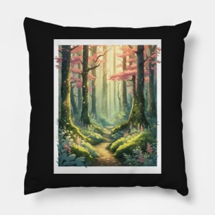 Fairy Forest Sakura Pillow